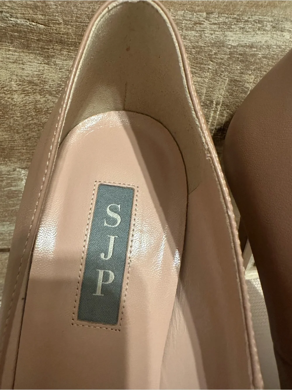SJP by Sarah Jessica Parker Tan Pointed-Toe Pumps
